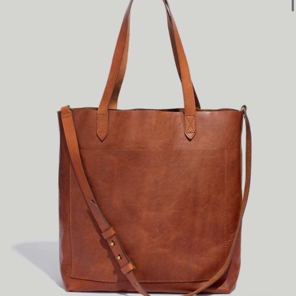 Madewell The Meduim Transport Tote in English saddle